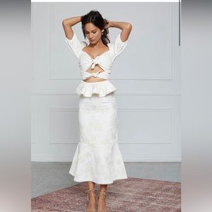 V. Chapman Geneva Top and Opera Skirt! Two piece set